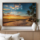 Sunset Wall Art Canvas Print