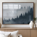 Foggy Pine Forest Wall Art Canvas Print by MyGreatCanvas | Canvas Wall Art Prints | Photo Prints & Wall Decor