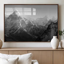 Everest Himalaya Mountain Peaks Black & White Triptych