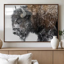 American Bison Wall Art Print – Majestic Buffalo Canvas