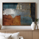 Modern Abstract Canvas Art Canvas Print - Framed and Ready
