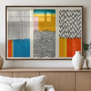 Canvas Print Wall Art Abstract Illustrs Art Boho, Framed