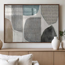 Canvas Print Wall Art Abstract Art Boho, Framed Boho Decor