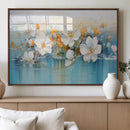 Abstract Flower Wall Art Canvas Print