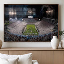 Penn Stadium Football Wall Art Canvas Print, Pennsylvania