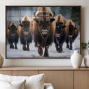 Buffalo Wall Art Canvas Print, American Bison Herd Wall Art by MyGreatCanvas | Canvas Wall Art Prints | Photo Prints & Wall Decor