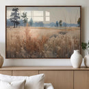 Golden Fields Canvas Wall Art Print – Serene Landscape of