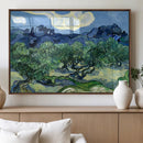 Olive Trees Van Gogh Wall Art Canvas Print