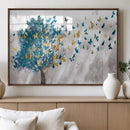Tree Butterfly Abstract Tree and Butterfly Wall Art Canvas