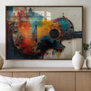 Abstract Guitar Wall Art Canvas | Vibrant Music-Inspired Art by MyGreatCanvas | Canvas Wall Art Prints | Photo Prints & Wall Decor