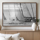 Yacht Sailboat Regatta Canvas Wall Art Canvas Print