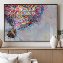 Don't Look Up Movie Canvas Wall Art - Vibrant Floating House