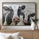 Vintage Baby and Mom Cattle Wall Art Canvas Print by MyGreatCanvas | Canvas Wall Art Prints | Photo Prints & Wall Decor