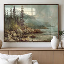 Abstract Acadia National Park Wall Art Canvas Print -