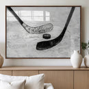 Winter Ice Hockey Sport Canvas Wall Art Print - Hockey Wall by MyGreatCanvas | Canvas Wall Art Prints | Photo Prints & Wall Decor