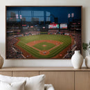 St. Louis Cardinals Baseball Team Print - Busch Stadium Wall by MyGreatCanvas | Canvas Wall Art Prints | Photo Prints & Wall Decor