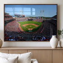 Cincinnati Reds Baseball Canvas Print - American Ball