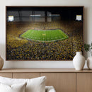 Stadium in Michigan Wall Art Canvas Print, Framed American