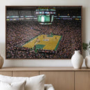 TD Garden Basketball Canvas Wall Art - Boston Celtics Live by MyGreatCanvas | Canvas Wall Art Prints | Photo Prints & Wall Decor