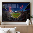 Truist Park Atlanta Braves Baseball Stadium Wall Art Print |