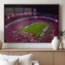 Bryant-Denny Stadium Night Game Triple Canvas Wall Art - by MyGreatCanvas | Canvas Wall Art Prints | Photo Prints & Wall Decor
