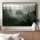 Foggy Forest Wall Art – Tranquil Green Woodland Canvas by MyGreatCanvas | Canvas Wall Art Prints | Photo Prints & Wall Decor