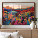 YAYOI KUSAMA Abstract Print - Landscape Canvas Wall Art
