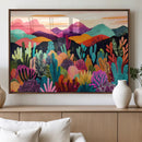 Abstract Kusama Print - Landscape Canvas Wall Art Print -
