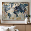 World Map Canvas Print – Framed Wall Art for Couples, by MyGreatCanvas | Canvas Wall Art Prints | Photo Prints & Wall Decor