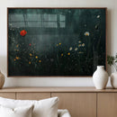 Wildflower Field Framed Wall Art, Vintage Botanical