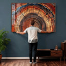 Abstract Tree Ring Art, Colorful Tree Ring Wall Decor, by MyGreatCanvas | Canvas Wall Art Prints | Photo Prints & Wall Decor
