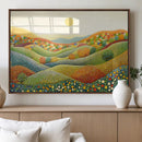 YAYOI KUSAMA Wall Art - Colorful Dot Art Landscape Canvas,