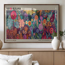 Yayoi Kusama Wall Art Canvas Print, Abstract Art, Large