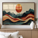 Mountain Triptych Wall Art Canvas Print – Western Nature