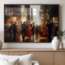 Abstract Jazz Art Wall Art Canvas Print – Colorful Musical