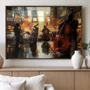 Jazz Wall Art Canvas Print – Colorful Musical Instrument