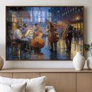 Colorful Jazz Wall Art - African American Music Canvas Print