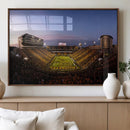Iowa Hawkeyes Kinnick Stadium Wall Art Canvas Print, Framed