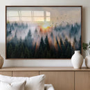 Abstract Forest Wall Art - Serene Nature Canvas Print with by MyGreatCanvas | Canvas Wall Art Prints | Photo Prints & Wall Decor