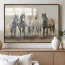 Wild Horses Wall Art Canvas Print, Framed Running Horses Art by MyGreatCanvas | Canvas Wall Art Prints | Photo Prints & Wall Decor