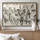 Abstract Horse Wall Art Canvas Print – Framed Horse Sketch by MyGreatCanvas | Canvas Wall Art Prints | Photo Prints & Wall Decor