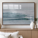 Ocean Waves Wall Art Canvas Print – Framed Surfer Lineup by MyGreatCanvas | Canvas Wall Art Prints | Photo Prints & Wall Decor