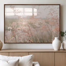 Pastel Grasses Wall Art Canvas Print – Framed Soft Meadow