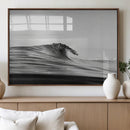 Black Wave Wall Art Canvas Print – Framed Abstract Surf by MyGreatCanvas | Canvas Wall Art Prints | Photo Prints & Wall Decor