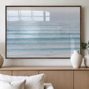 Ocean Wave Surfer Wall Art – Framed Minimal Seascape Canvas by MyGreatCanvas | Canvas Wall Art Prints | Photo Prints & Wall Decor