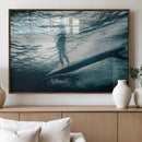 Underwater Surf Wall Art – Framed Ocean Wave Canvas Artwork, by MyGreatCanvas | Canvas Wall Art Prints | Photo Prints & Wall Decor