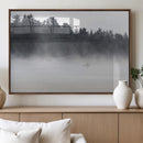 Surfer Fog Wall Art Canvas Print – Framed Foggy Beach Scene by MyGreatCanvas | Canvas Wall Art Prints | Photo Prints & Wall Decor
