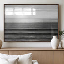 Monochrome Ocean Wall Art Canvas Print – Framed Moody Ocean by MyGreatCanvas | Canvas Wall Art Prints | Photo Prints & Wall Decor