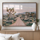 Joshua Tree Wall Art Canvas Print – Framed Desert Road Scene by MyGreatCanvas | Canvas Wall Art Prints | Photo Prints & Wall Decor