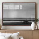 Motorcycle Beach Wall Art Canvas Print – Framed Vintage by MyGreatCanvas | Canvas Wall Art Prints | Photo Prints & Wall Decor